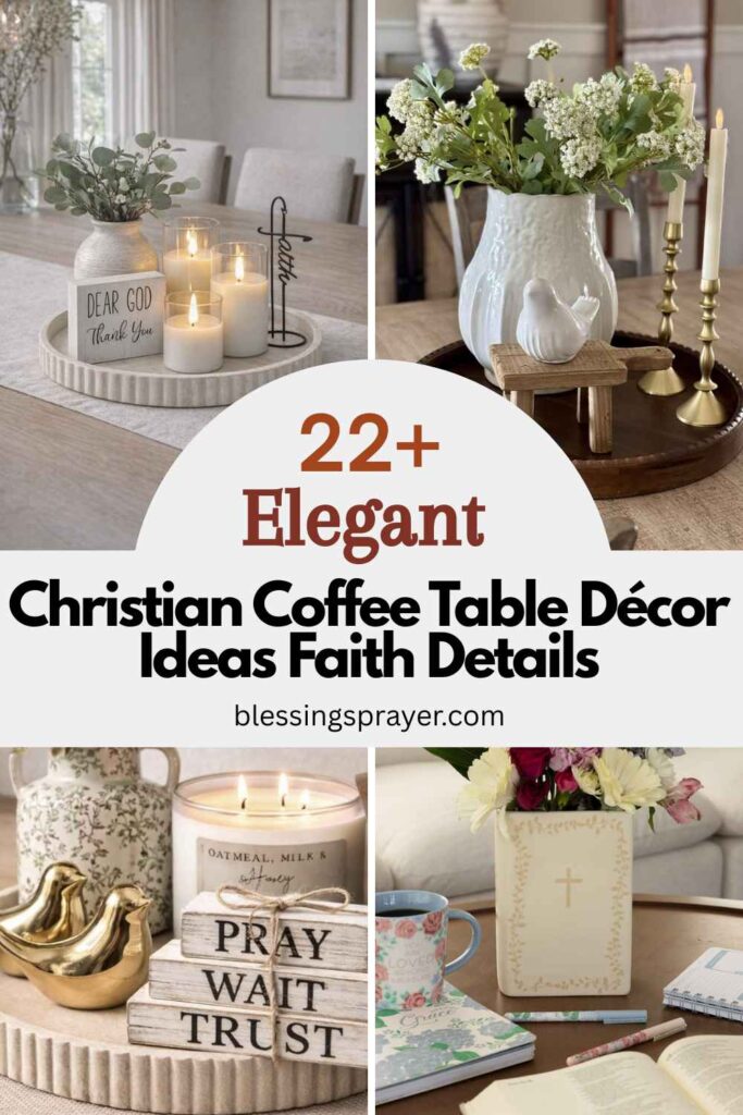 Christian Coffee Table Décor Ideas Faith Details