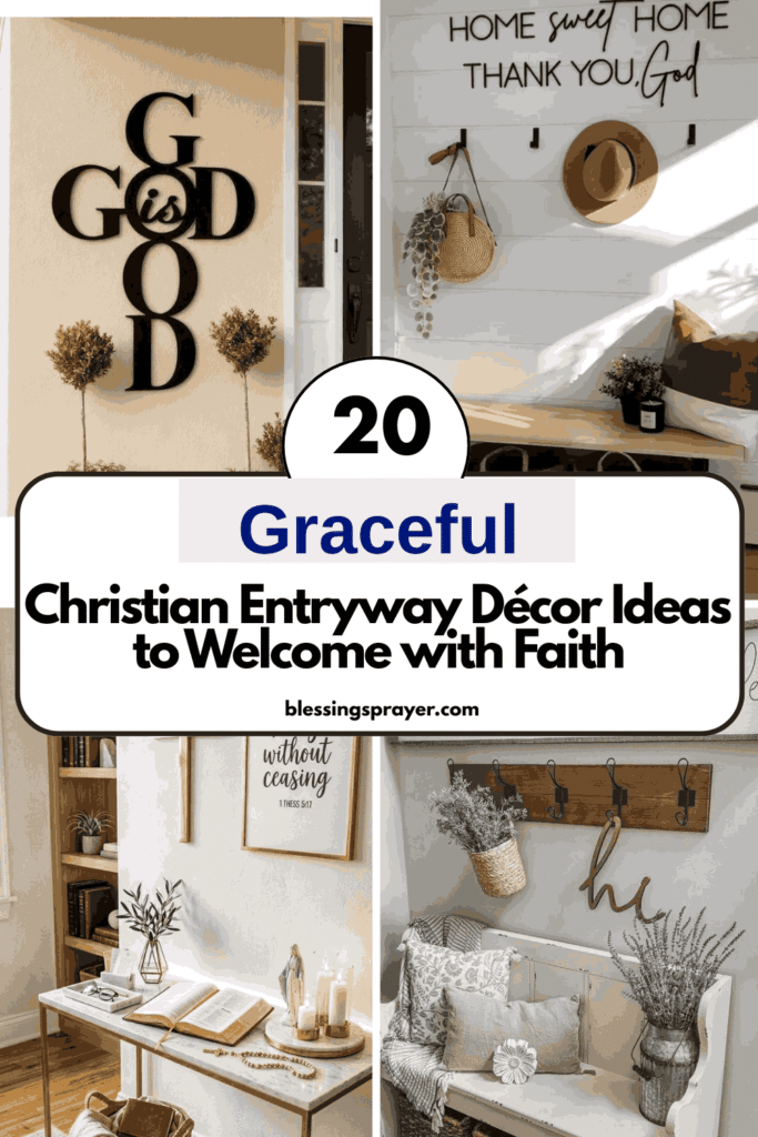Christian Entryway Décor Ideas to Welcome with Faith