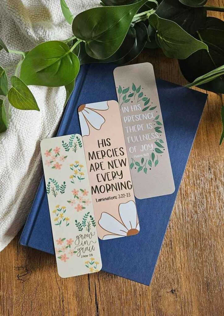 Christian Paper Bookmark Set