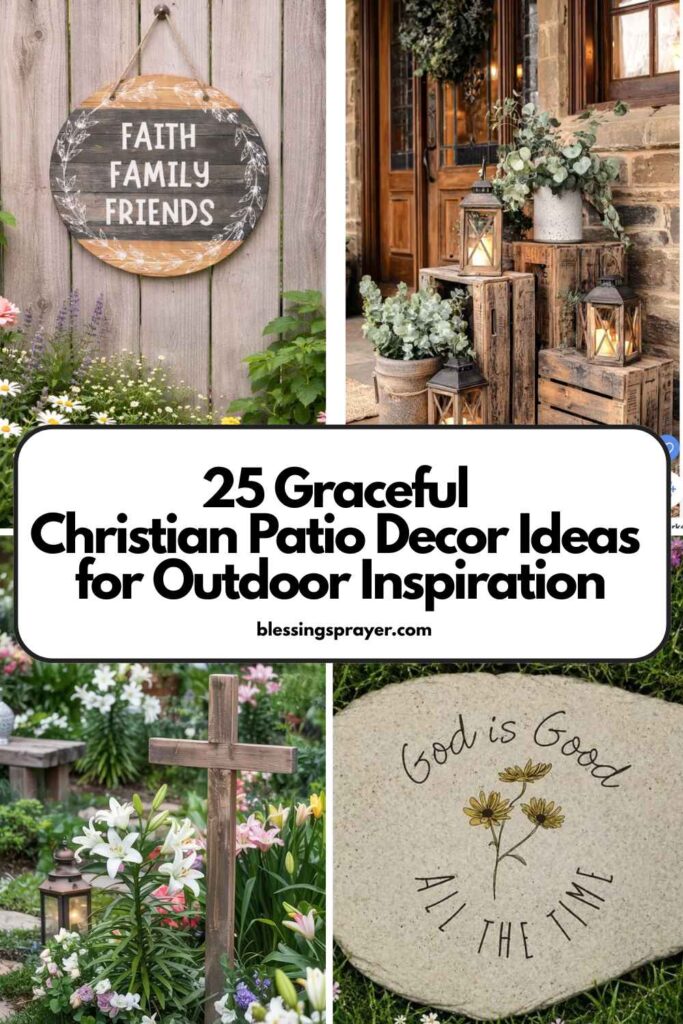 Christian Patio Decor Ideas for Outdoor Inspiration