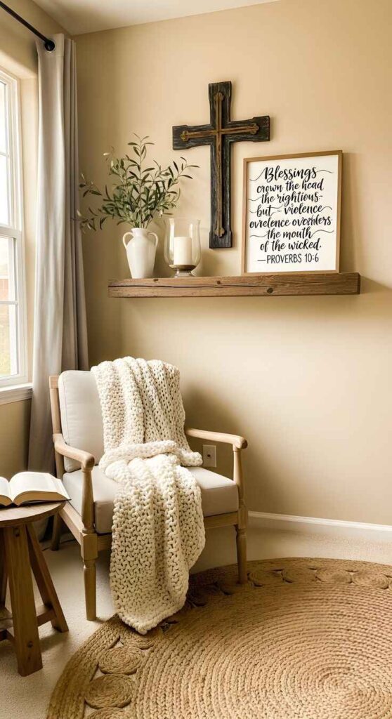 Christian Reading Nook for Summer