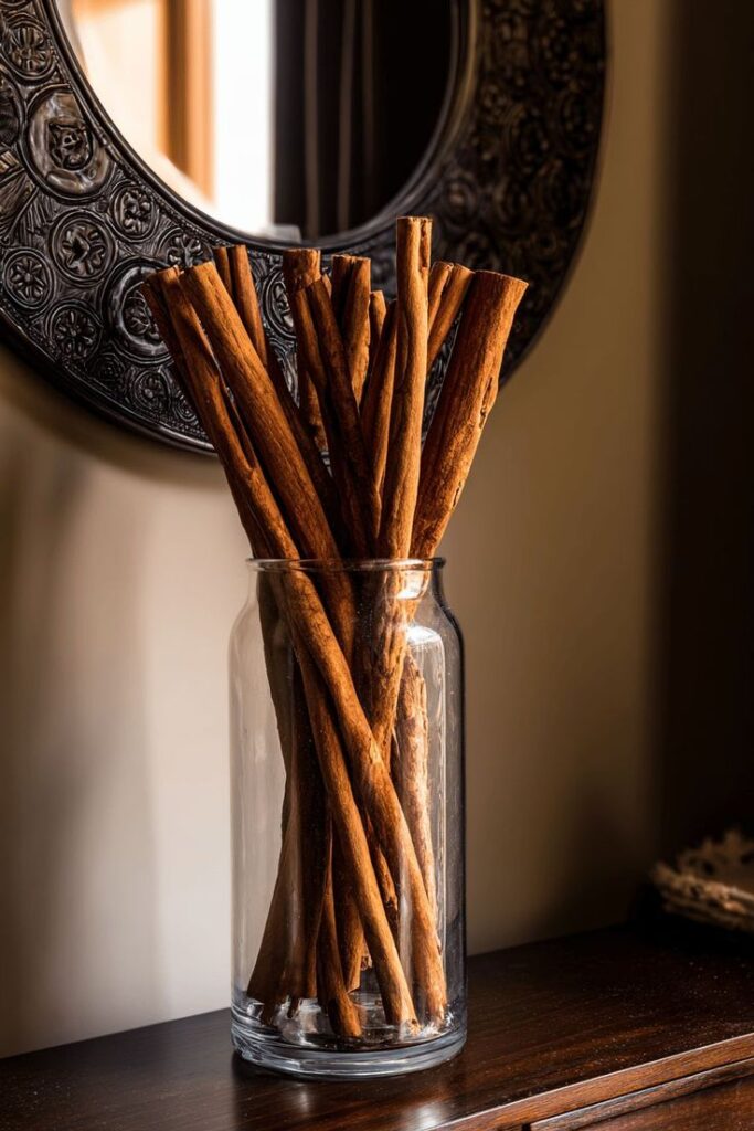 Cinnamon Stick Vase Accent