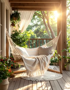 Coastal Hammock Porch Corner
