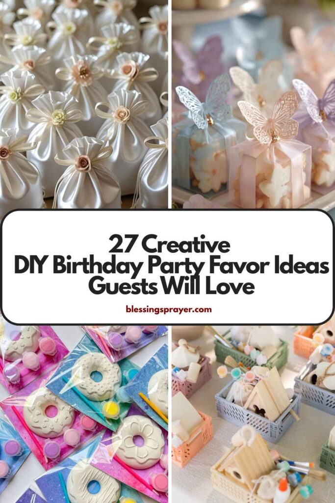 DIY Birthday Party Favor Ideas Guests Will Love