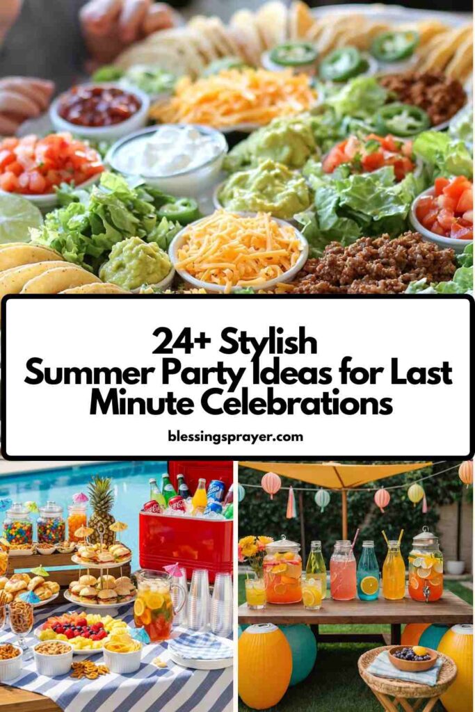 Summer Party Ideas for Last Minute Celebrations