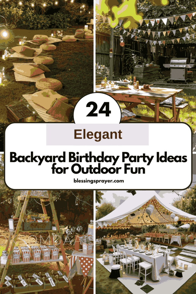 Backyard Birthday Party Ideas for Outdoor Fun