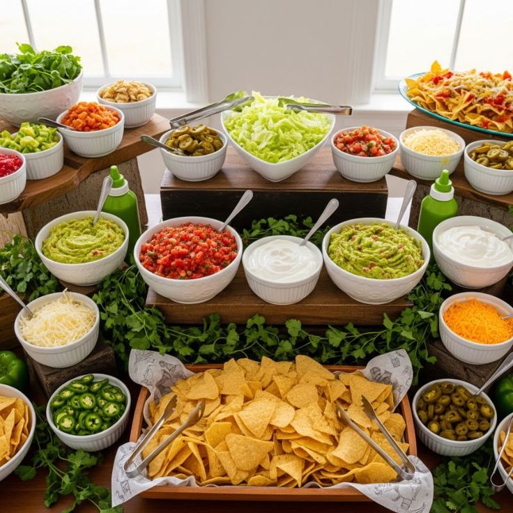 DIY Nacho Bar Fiesta Station