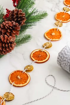 Dried Orange Garland Craft