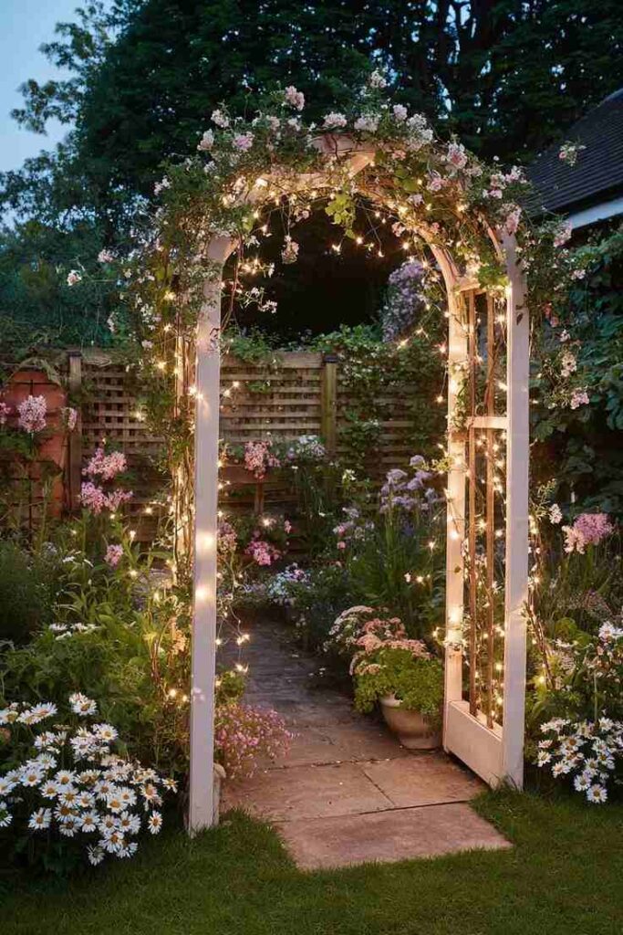 Elegant Floral Garden Entrance