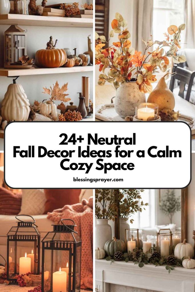 Fall Decor Ideas for a Calm Cozy Space