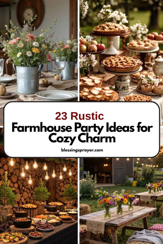 Farmhouse Party Ideas for Cozy Charm