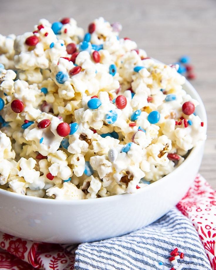 Firecracker Popcorn Snack Mix