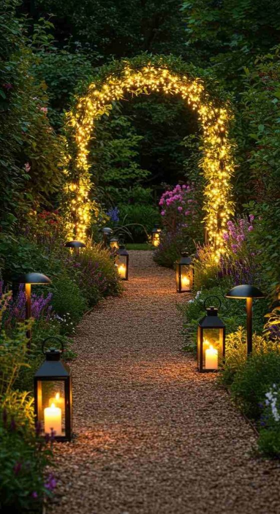 Garden Lantern Pathway Glow