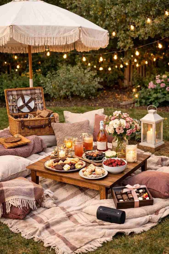 Glamping-Inspired Luxury Picnic