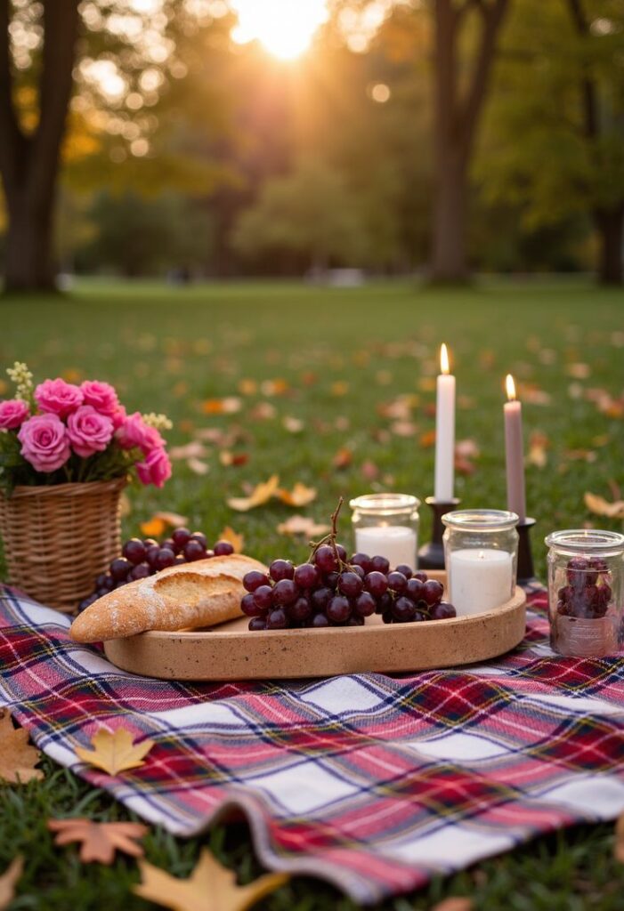 Golden Hour Autumn Picnic