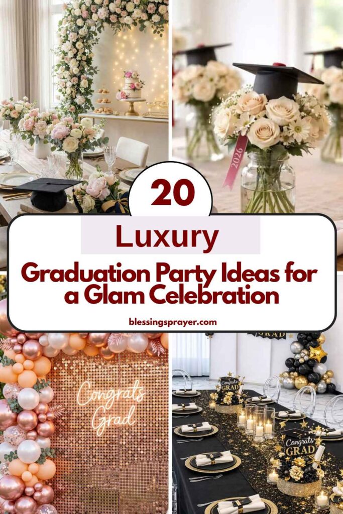 Graduation Party Ideas for a Glam Celebration