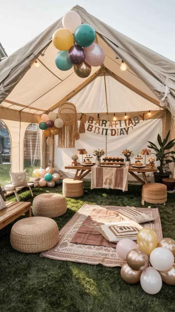 Modern Festival Birthday Setup