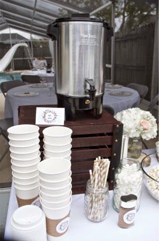 Outdoor Coffee and Dessert Party