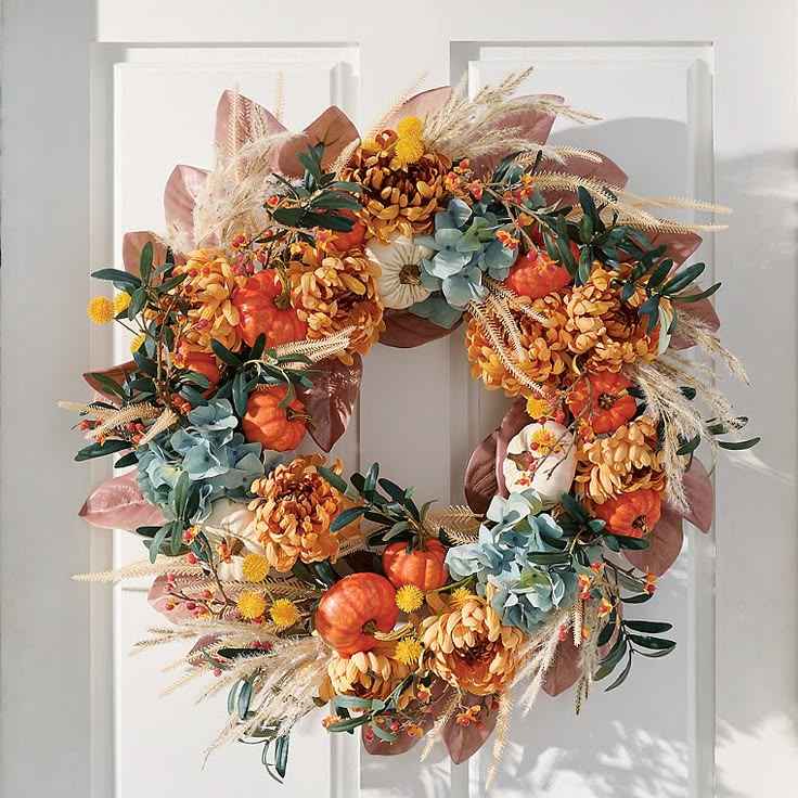 Oversized Fall Wreath Statement