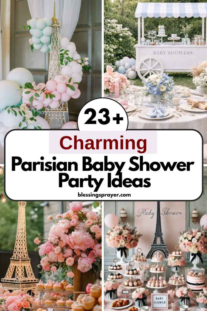 Parisian Baby Shower Party Ideas