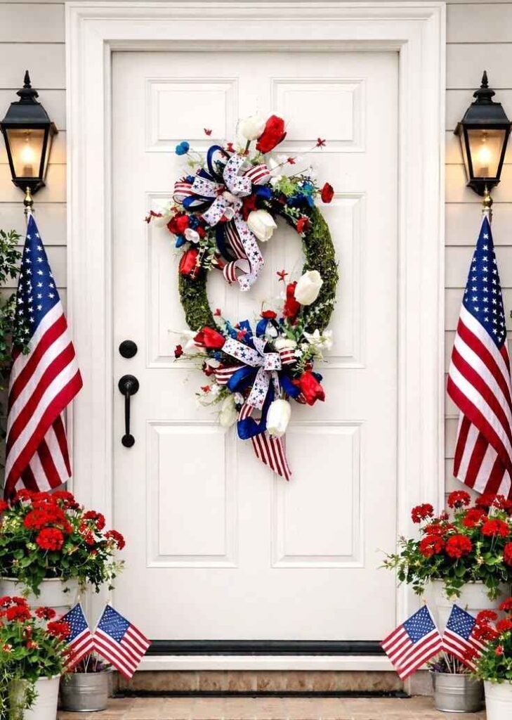 Patriotic Porch Decor