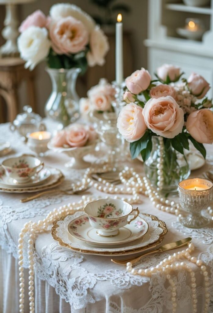Pearl Tea Party Decor