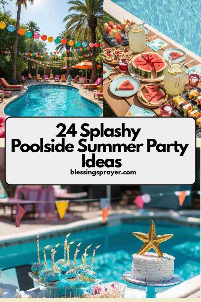 Poolside Summer Party Ideas