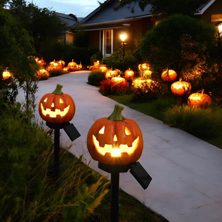 Pumpkin Patch Lantern Walkway