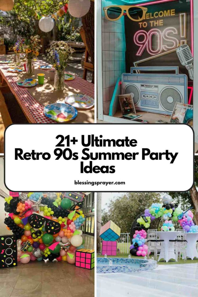 Retro 90s Summer Party Ideas