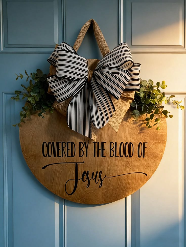 Shield of Faith Door Hanger