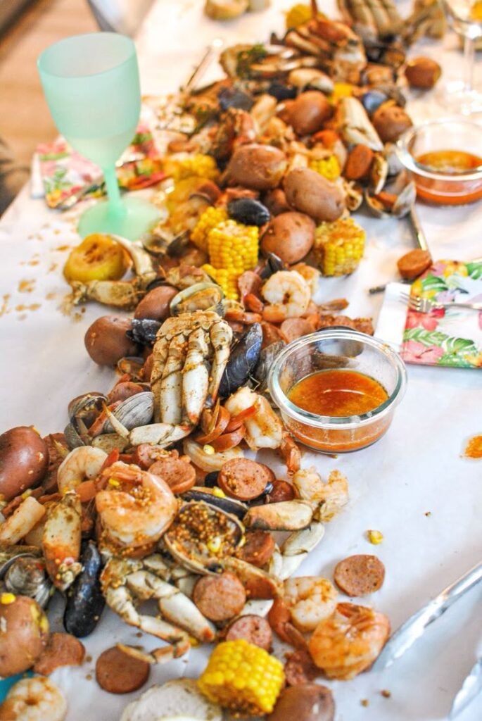 Simple Seafood Boil Summer Party