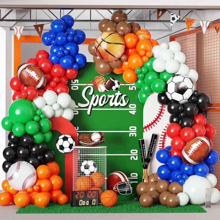 Sports-Themed Graduation Celebration