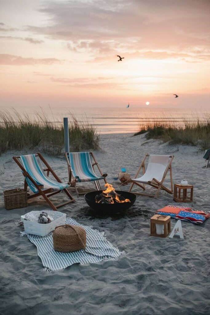 Summer Bonfire Beach Party