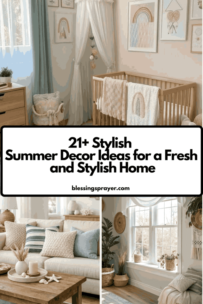 Summer Decor Ideas for a Fresh and Stylish Home