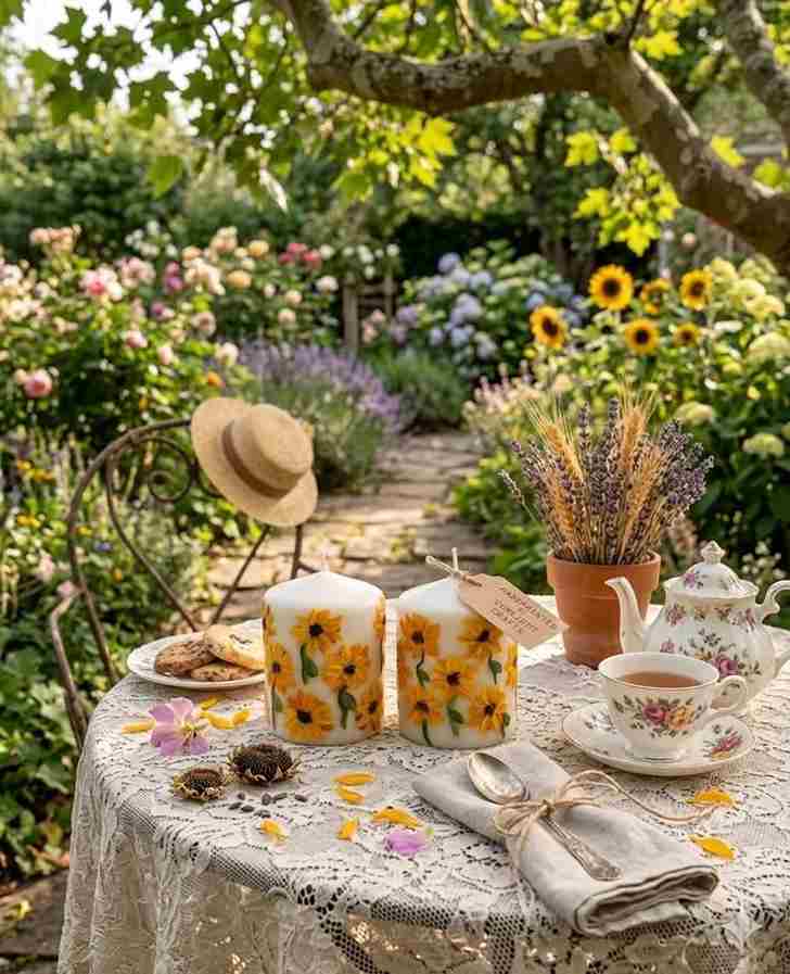 Sunflower Garden Tea Party
