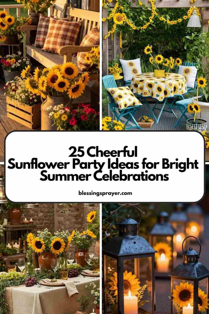 Sunflower Party Ideas for Bright Summer Celebrations