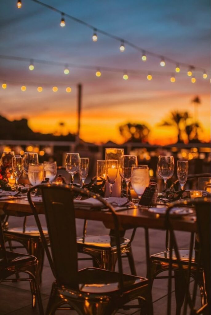 Sunset Rooftop Dinner Party