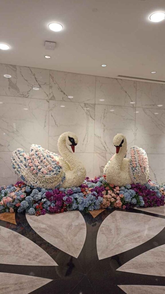 Swan Lake Entrance Decor