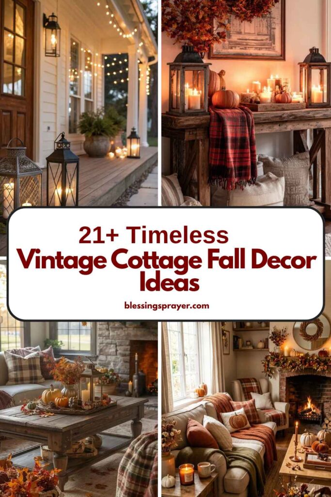 Vintage Cottage Fall Decor Ideas