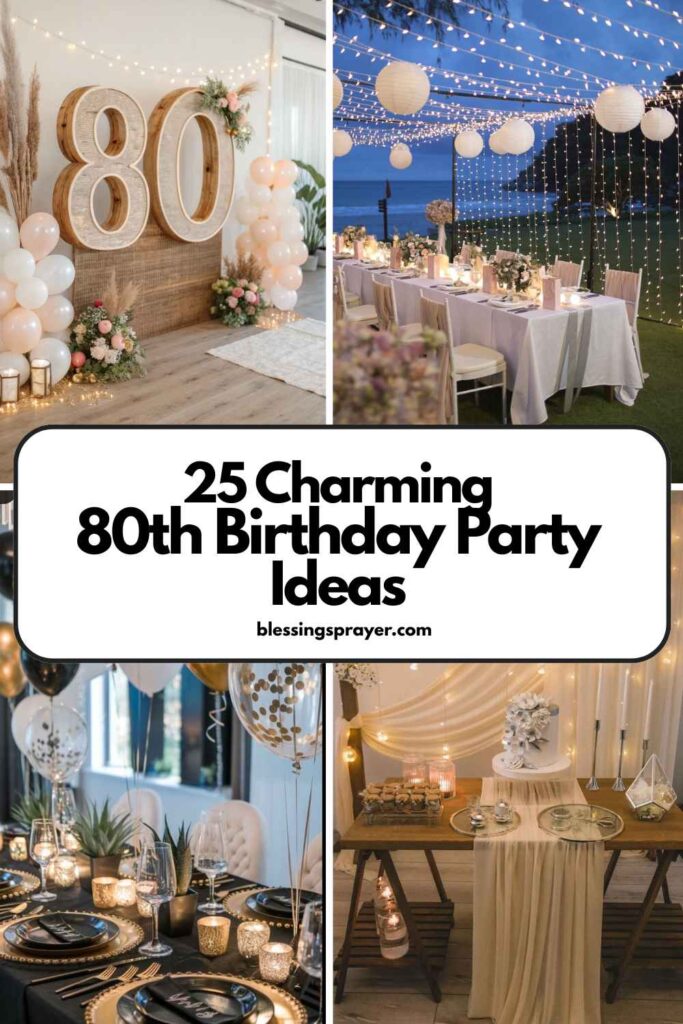 80th Birthday Party Ideas