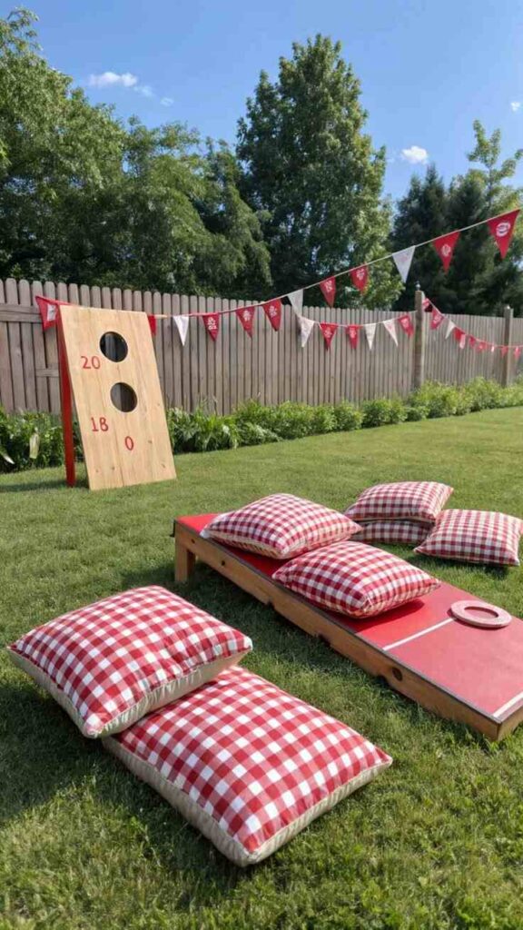 Backyard Board Game Party