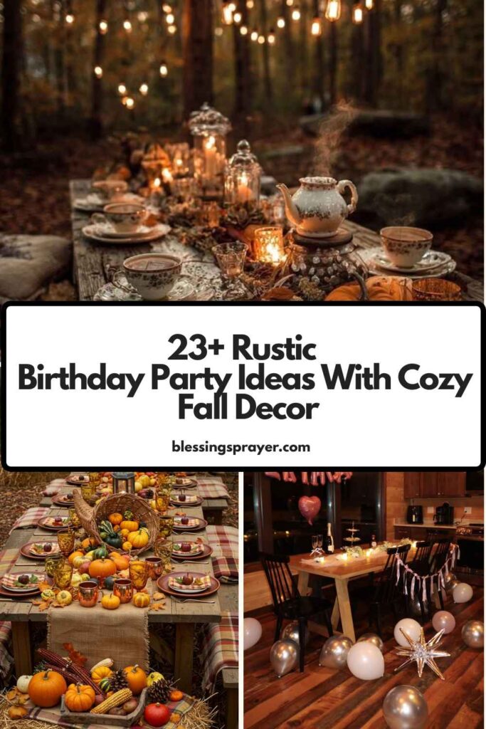 Birthday Party Ideas With Cozy Fall Decor