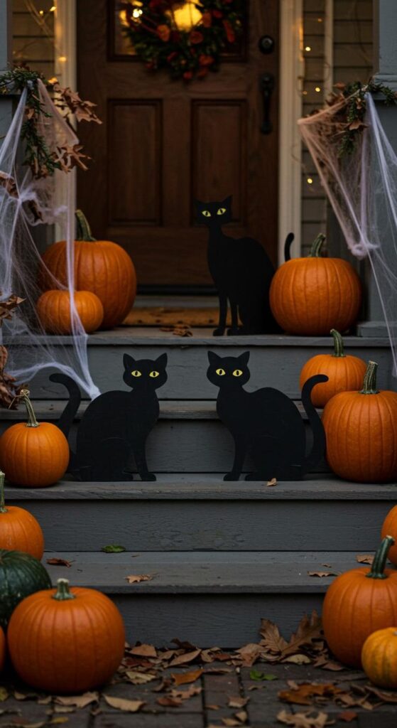 Black Cat Halloween Theme