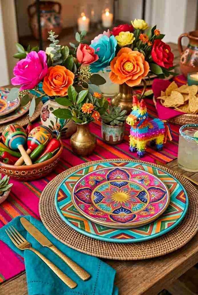 Bright Fiesta Tablescape