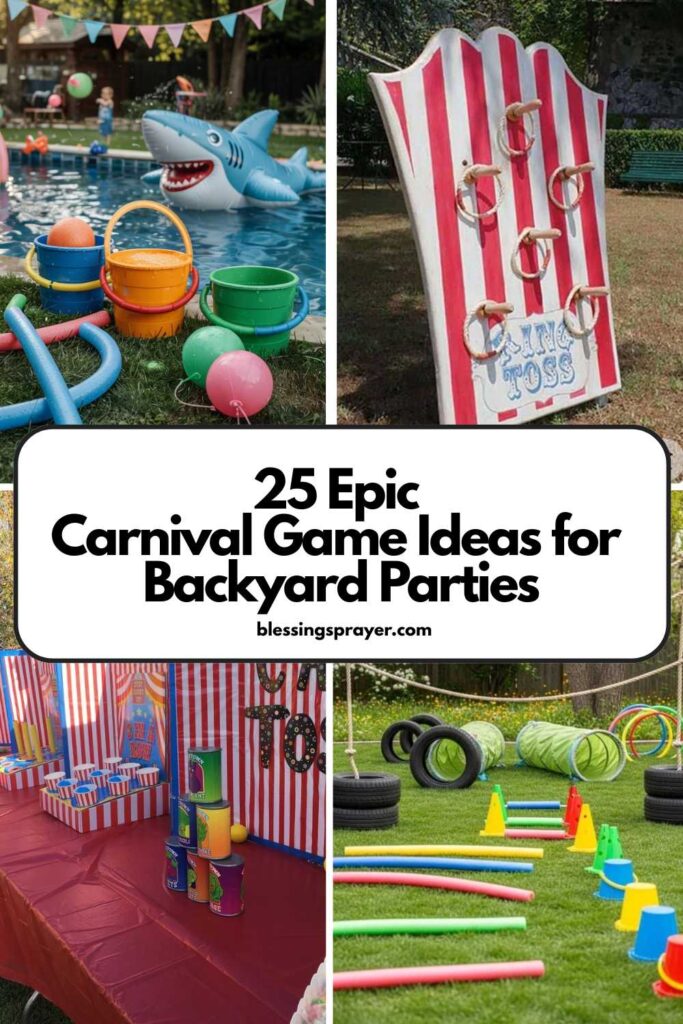 Carnival Game Ideas for Backyard Parties