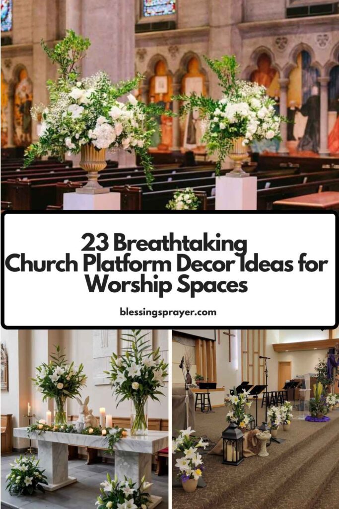 Church Platform Decor Ideas for Worship Spaces