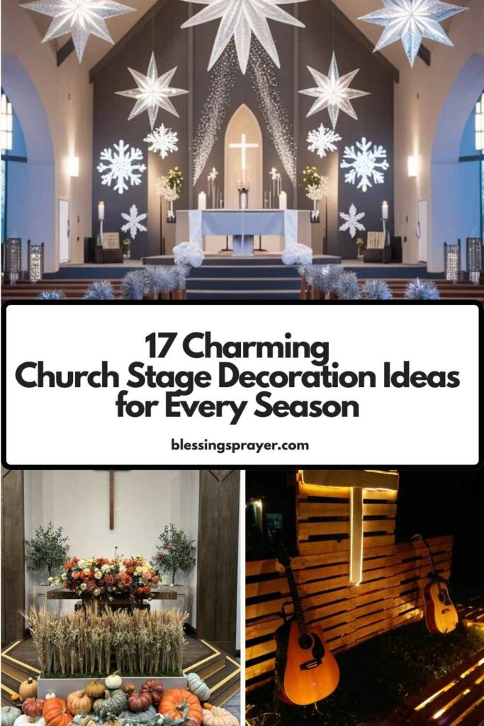 Church Stage Decoration Ideas for Every Season