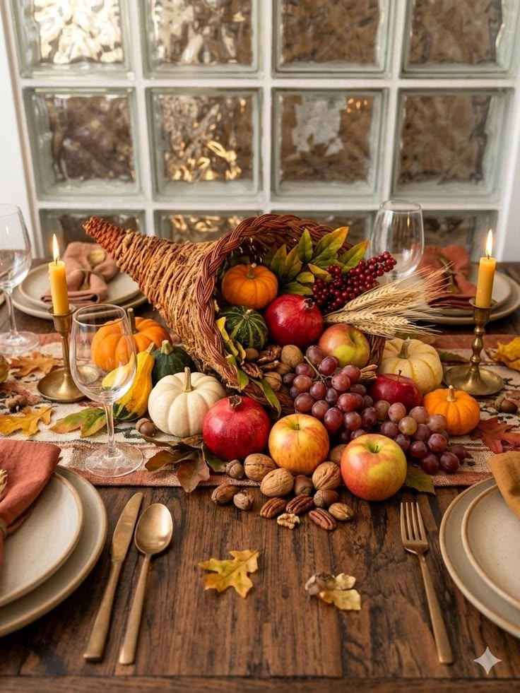 Cornucopia Blessing Display
