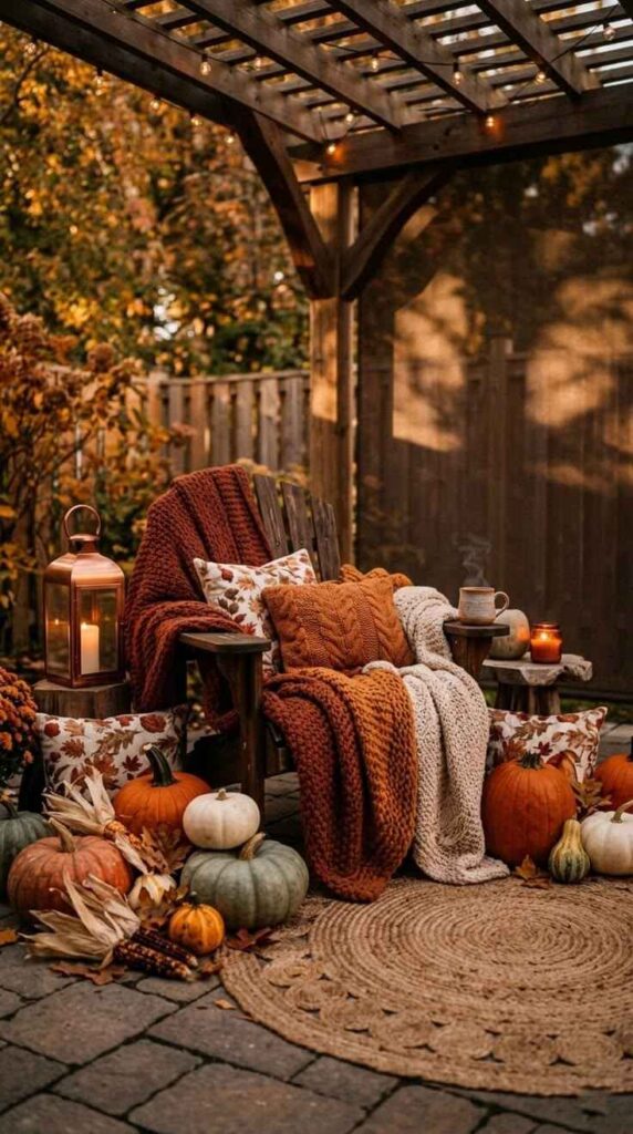 Cozy Pumpkin Patch Lounge