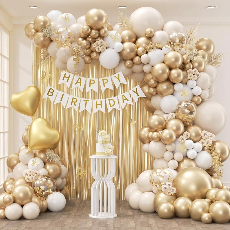 Elegant Gold and White Celebration